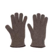 Bruine Gebreide Handschoenen voor Mannen Paul & Shark , Brown , Heren
