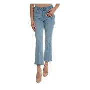 High Waisted Trompetbodem Jeans Liu Jo , Blue , Dames