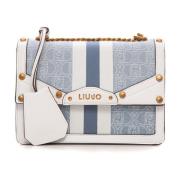 Contrast Crossbody Schoudertas met Logo Liu Jo , Multicolor , Dames