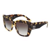 Cat Eye Zonnebril MU 04Ws Miu Miu , Multicolor , Dames