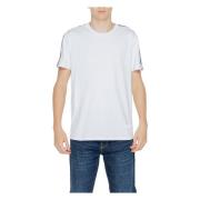 Heren T-shirt Lente/Zomer Collectie 100% Katoen Moschino , White , Her...