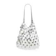 Sparkle Discs Zilveren Tas Paco Rabanne , Gray , Dames