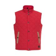 Herfst/Winter Heren Jas - Knoopsluiting Husky Original , Red , Heren