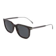 Retro Square Zonnebril Eyewear by David Beckham , Brown , Unisex