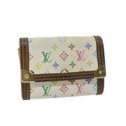 Pre-owned Canvas wallets Louis Vuitton Vintage , White , Dames