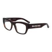 Vierkante montuur bril Bb0264O Balenciaga , Brown , Unisex