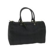 Pre-owned Cotton handbags Versace Pre-owned , Black , Dames