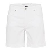 Hoge taille witte shorts My Essential Wardrobe , White , Dames