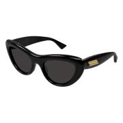 Black/Grey Sunglasses Bv1282S Bottega Veneta , Black , Dames