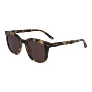 Stylish Sunglasses in Light Havana/Brown Calvin Klein , Brown , Unisex