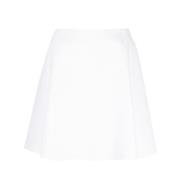 Witte Glanzende Stuoia Rok Genny , White , Dames