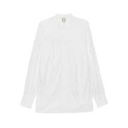 Witte geborduurde blouse Ornella Ines De La Fressange Paris , White , ...