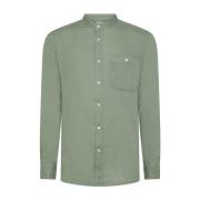 Groene Casual Overhemden Woolrich , Green , Heren