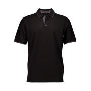 Zwarte Polo Shirt Bugatti , Black , Heren