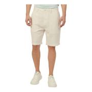 Witte relaxte fit hoge taille shorts Guess , White , Heren