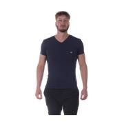 Casual Sweatshirt voor Mannen Emporio Armani , Blue , Heren