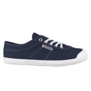 Originele Canvas Schoen Navy Kawasaki , Blue , Dames