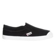 Canvas Slip-On Sneakers Kawasaki , Black , Heren