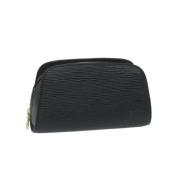 Pre-owned Leather louis-vuitton-bags Louis Vuitton Vintage , Black , D...