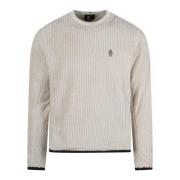 Warm Fleece Sweatshirt Moncler , Beige , Heren