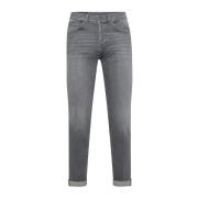 Grijze Denim Jeans Dondup , Gray , Heren