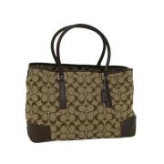 Pre-owned Cotton totes Coach Pre-owned , Brown , Dames