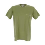 Katoenen Logo T-Shirt Comme des Garçons , Green , Heren