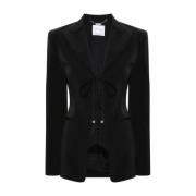 Zwarte jassen voor vrouwen Ss24 Blumarine , Black , Dames