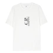 Stijlvolle T-shirts en Polos C.p. Company , White , Heren