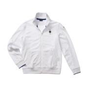 Katoenen sweatvest met rits en opstaande kraag Blauer , White , Heren