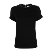 Zwarte T-shirts & Polos voor vrouwen Brunello Cucinelli , Black , Dame...