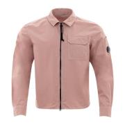 Roze Overshirt met Rits C.p. Company , Pink , Heren