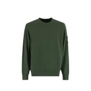 Groene trui met lensdetail C.p. Company , Green , Heren