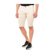 Beige Multi-pocket Bermuda Shorts La Martina , Beige , Heren