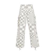 Geruite Cargo Broek ERL , Multicolor , Heren