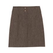 Moderne wollen rok met stijlvolle details Ines De La Fressange Paris ,...