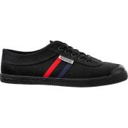 Retro Canvas Schoen Zwart Effen Kawasaki , Black , Heren