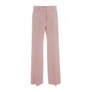 Straight Trousers Valentino , Pink , Dames