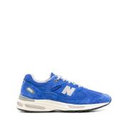 Koninklijk Blauwe Mesh Panel Sneaker New Balance , Blue , Heren