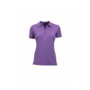 Slim Polo Shirt Polo Ralph Lauren , Purple , Dames