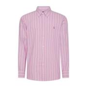 Roze Lange Mouw Sportshirt Polo Ralph Lauren , Multicolor , Heren