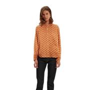 Rode Fountain Blouse Ines De La Fressange Paris , Multicolor , Dames