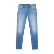 Denim Broek Ozzy Tapered Stijl Antony Morato , Blue , Heren