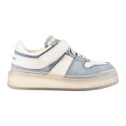 Italiaanse Leren Sneakers Santoni , Multicolor , Dames