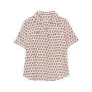 Gedrukte Linnen Blouse Ines De La Fressange Paris , Multicolor , Dames