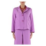 Korte jas met driekwartmouwen NIU , Purple , Dames