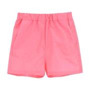 Short Shorts Msgm , Pink , Dames