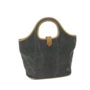 Pre-owned Cotton handbags Burberry Vintage , Gray , Dames