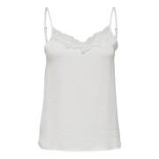 Kanten Hemd Dames Collectie Lente/Zomer Jacqueline de Yong , White , D...