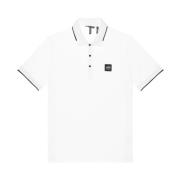 Mercerized Pique Polo Shirt Antony Morato , White , Heren